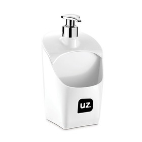 Dispenser com Válvula Metalizado Branco Uz Utilidades