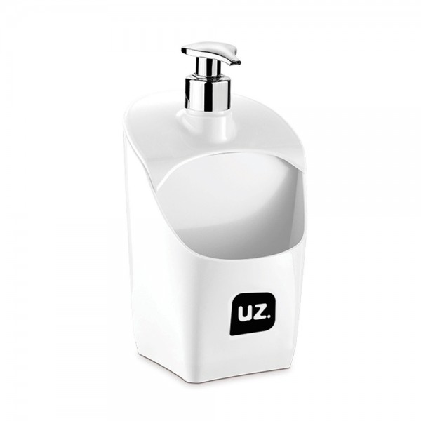 Dispenser com Valvula Metalizado Branco