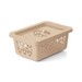 Cesto Organizador P com Tampa 1,5 Litros Cappuccino