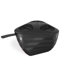 Farinheiro Slim 14,1cm X 14,2cm Preto Uz Utilidades