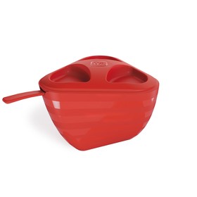 Farinheiro Slim 14,1cm X 14,2cm Vermelho Uz Utilidades