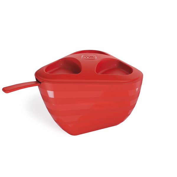 Farinheiro Slim 14,1cm X 14,2cm Vermelho Uz Utilidades