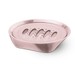 Saboneteira Premium Rosa Translúcido Uz Utilidades