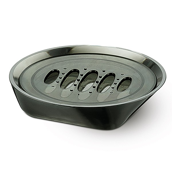 Saboneteira Premium Translúcido Preto