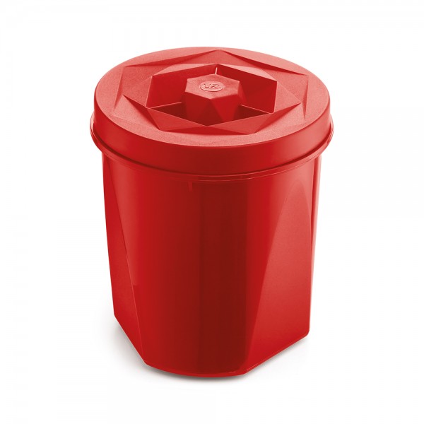 Porta Mantimentos Color 1,1 Litros Vermelho