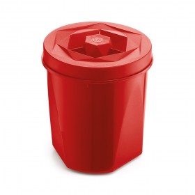 Porta Mantimentos Color 1,1 Litros Vermelho