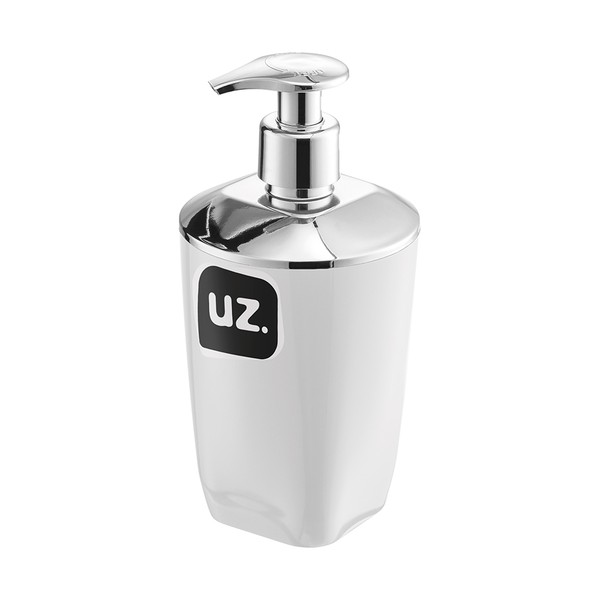 Porta Sabonete Líquido Premium Metalizado Prata