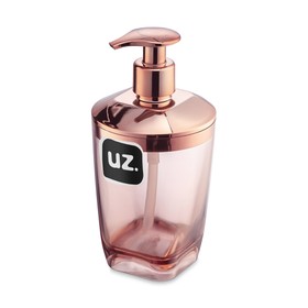 Porta Sabonete Líquido Premium Metalizado Rose