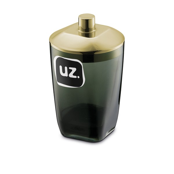 Porta Algodão Premium Metalizado Dourado