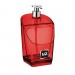 Dispenser Porta Detergente Gold Translúcido 500ml Vermelho