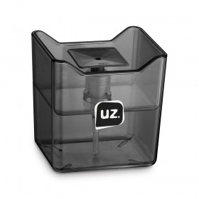 Dispenser Porta Detergente Premium Translúcido 500ml Preto