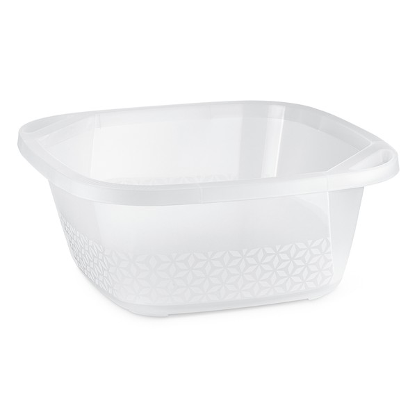 Bacia Slim 14 Litros Transparente Uz Utilidades