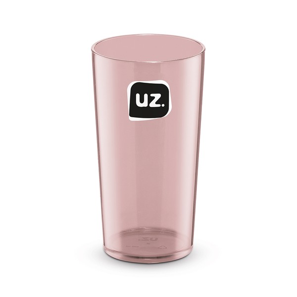 Copo Cristal Translúcido 500ml Rosa