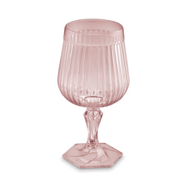 Taça Axé Translúcido 350ml Rosa