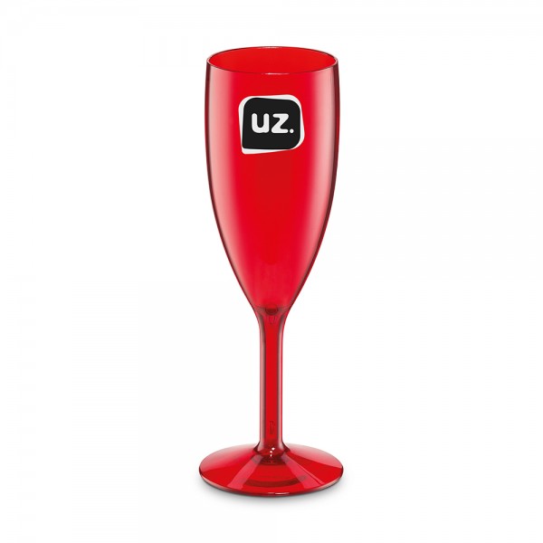 Taça Gold Translúcido 300ml Vermelho