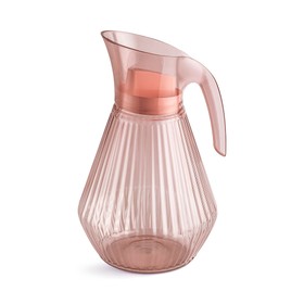 Jarra Axé Translúcido com Tampa 2 Litros Rosa