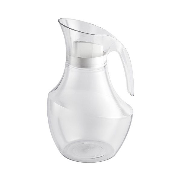 Jarra Valsa Translúcido com Tampa 2,1 Litros Transparente