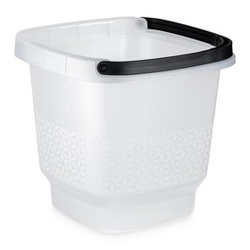 Balde Slim com Alça 12 Litros Transparente