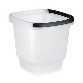 Balde Slim com Alça 8,5 Litros Transparente Uz Utilidades