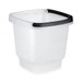 Balde Slim com Alça 8,5 Litros Transparente Uz Utilidades