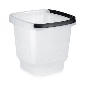 Balde Slim com Alça 8,5 Litros Transparente