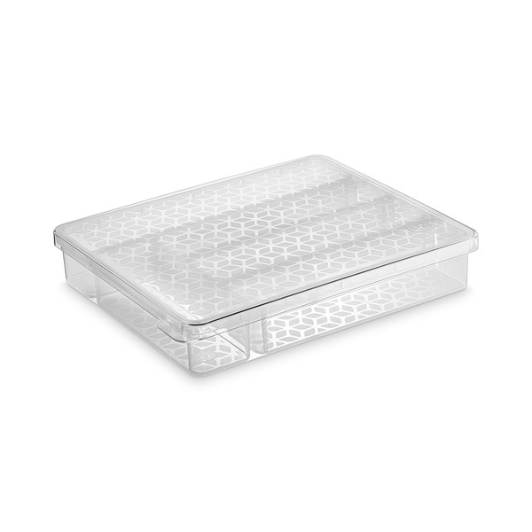 Organizador Multiuso com Tampa Transparente