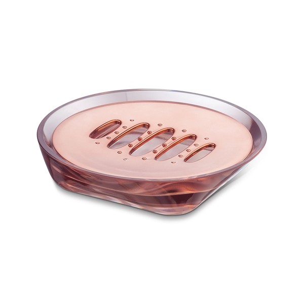 Saboneteira Premium Metalizado Rosa