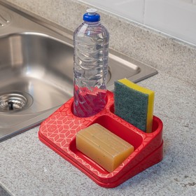 Organizador de Pia Premium Vermelho