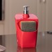 Dispenser com Válvula Metalizado Vermelho Uz Utilidades