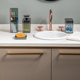 Porta Algodão Slim Metalizado Grafite