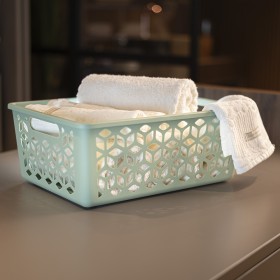 Cesto Organizador G 15 Litros Verde Menta