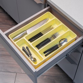 Organizador Multiúso sem Tampa Premium Amarelo