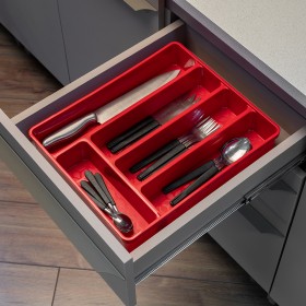 Organizador Multiúso sem Tampa Premium Vermelho