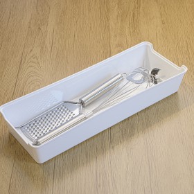 Organizador de Gaveta Liso 12,5x34 Branco