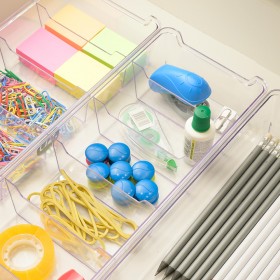 Organizador de Gaveta para Facas 12,5x34 Transparente