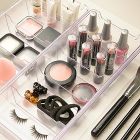 Organizado de Gaveta 12,5x34,5cm Transparente Uz Utilidades