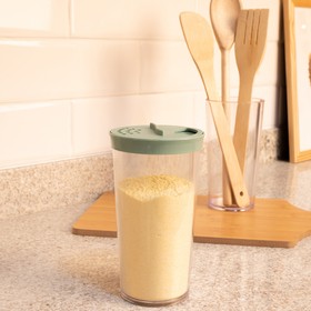 Farinheiro G com Tampa Verde Menta