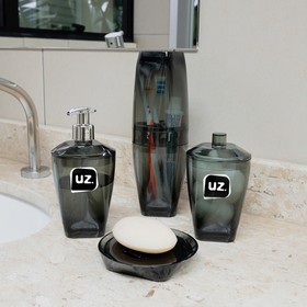 Porta Algodão Premium Preto Uz Utildades