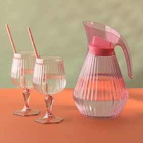 Taça Axé Translúcido 350ml Rosa