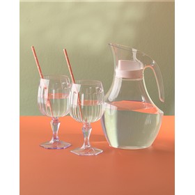 Jarra Valsa Translúcido com Tampa 2,1 Litros Transparente