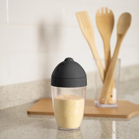 Porta Condimentos Plus 300ml Preto