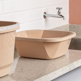 Bacia Slim 8,5 Litros Cappuccino