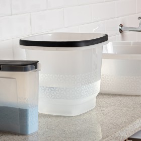 Balde Slim com Alça 8,5 Litros Transparente