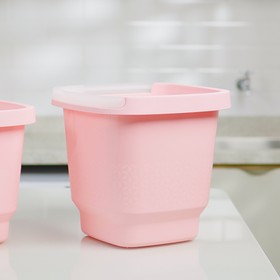 Balde Slim com Alça 12 Litros Rosa