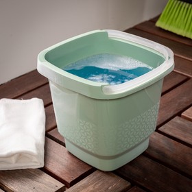 Balde Slim com Alça 12 Litros Verde Menta