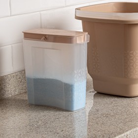 Porta Sabão em Pó Slim 1,65 Litros Cappuccino