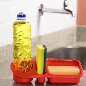 Organizador de Pia Plus Vermelho