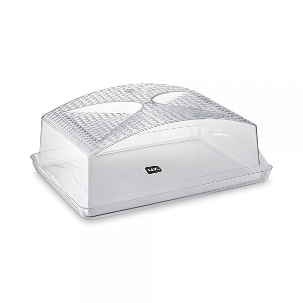 Boleira Retangular Premium Transparente