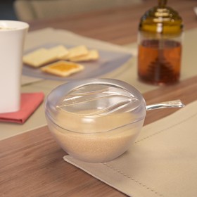 Açucareiro Gold Translúcido Ps Transparente