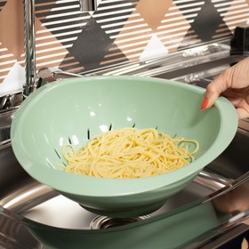 Escorredor de Massa Premium Sólido Verde Menta